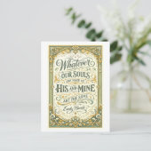 Wuthering Heights Bronte Quote Briefkaart (Staand voorkant)