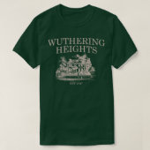 Wuthering Heights Heathcliff boekenachtige Bronte  T-shirt (Design voorkant)
