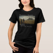 Wuthering Heights One Star Review Boekachtig Tri-Blend Shirt (Voorkant)