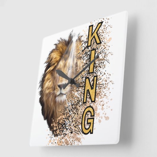 Wuurklok Vierkante Klok (Hoek)