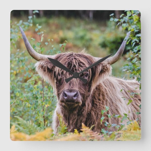 Wuurklok Vierkante Klok (Voorkant)