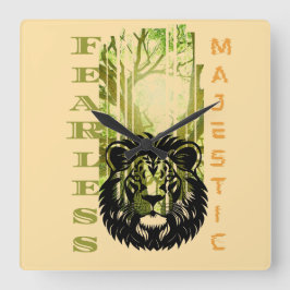 Wuurklok Vierkante Klok