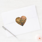 Wuwelijk hart herfst bruiloft herfst bruiloft sticker (Envelop)