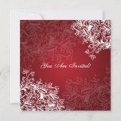 Wuwelijksrepetitie  zwemmen rood kaart (Achterkant)