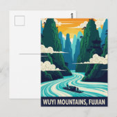 Wuyi Mountains Fujian China Briefkaart (Voorkant / Achterkant)