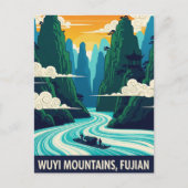 Wuyi Mountains Fujian China Briefkaart (Voorkant)