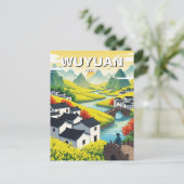 Wuyuan Jiangxi China Reizen Briefkaart (Staand voorkant)
