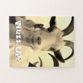 Wuzz up geitenpuzzel legpuzzel (Horizontaal)