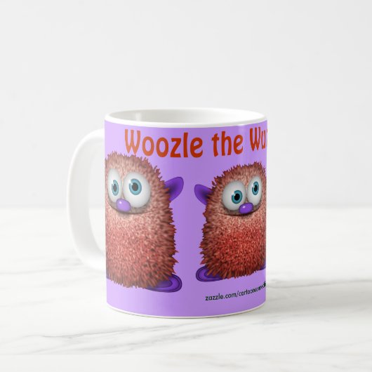 Wuzzy-Butt Drink Mok (Voorkant links)