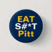 WV Button Pin - Eat It Pitt  (Voorkant)