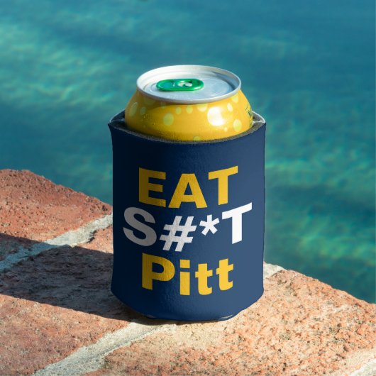 WV Eat It Pitt Can Cooler Blue (Insitu Zwembad)