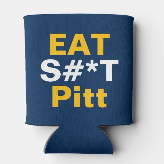 WV Eat It Pitt Can Cooler Blue (Achterkant)