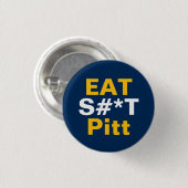 WV knoopspeld - Eet het Pitt  Ronde Button 3,2 Cm (Voorkant /achterkant)