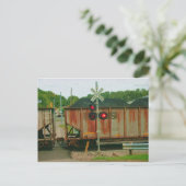 WV-kolentrein Briefkaart (Staand voorkant)