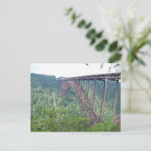 WV New River Gorge Bridge Briefkaart (Staand voorkant)