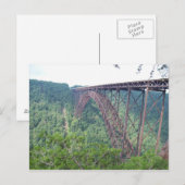 WV New River Gorge Bridge Briefkaart (Voorkant / Achterkant)