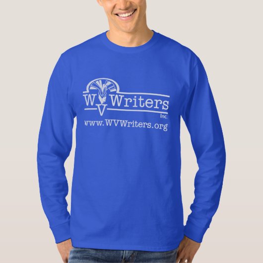 WV-schrijvers met lang gestroomlijnd Shirt (Voorkant)