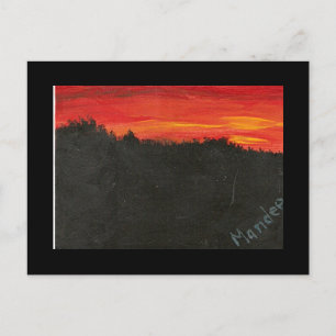 WV Sunset Briefkaart