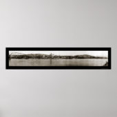 WV Waterfront Foto 1909 Poster (Voorkant)