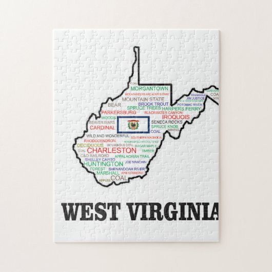 WV WORD CLUSTER GLORY LEGPUZZEL (Verticaal)