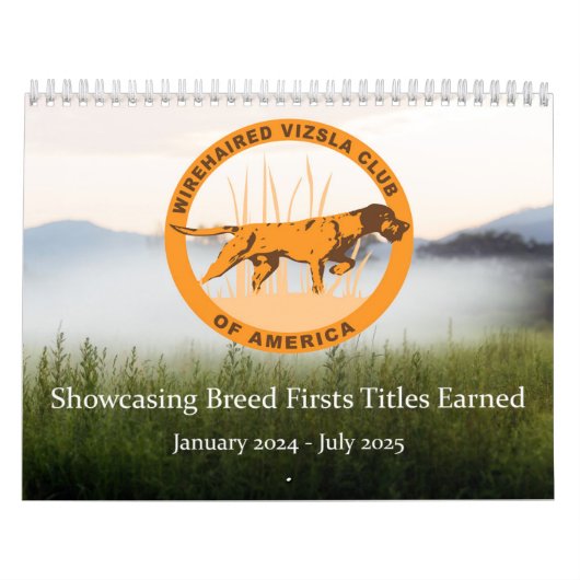 WVCA Ras Eerste Kalender Jan 24 - jul 25 18 maand (Hoes)