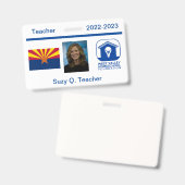 WVHF-leraar ID-badge Badge (Voor- en achterkant)