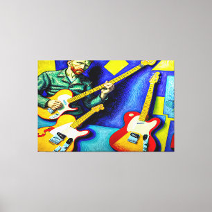 WVVG, Abstracte Van Gogh stijl kunst Canvas Afdruk