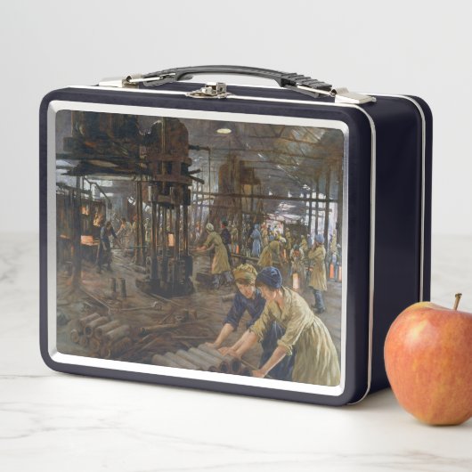 WW1 1918 Vrouwen werken bij een Munitie fabriek (In situ)