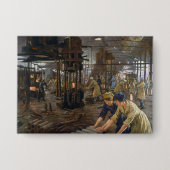 WW1 1918 Vrouwen werken bij een Munitie fabriek Button (Voorkant)