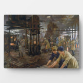 WW1 1918 Vrouwen werken bij een Munitie fabriek Fotoplaat (voorkant)