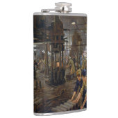 WW1 1918 Vrouwen werken bij een Munitie fabriek Heupfles (Rechts)