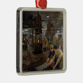 WW1 1918 Vrouwen werken bij een Munitie fabriek Metalen Ornament (Rechts)