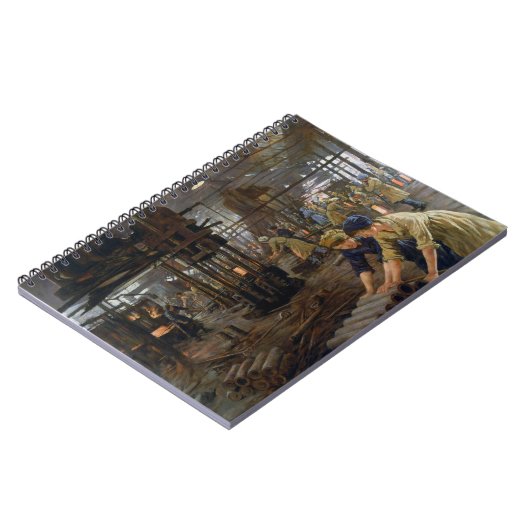 WW1 1918 Vrouwen werken bij een Munitie fabriek Notitieboek (Linkerzijde)