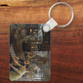 WW1 1918 Vrouwen werken bij een Munitie fabriek Sleutelhanger (Achterkant)