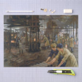 WW1 1918 Vrouwen werken bij een Munitie fabriek Tissuepapier (Craft)