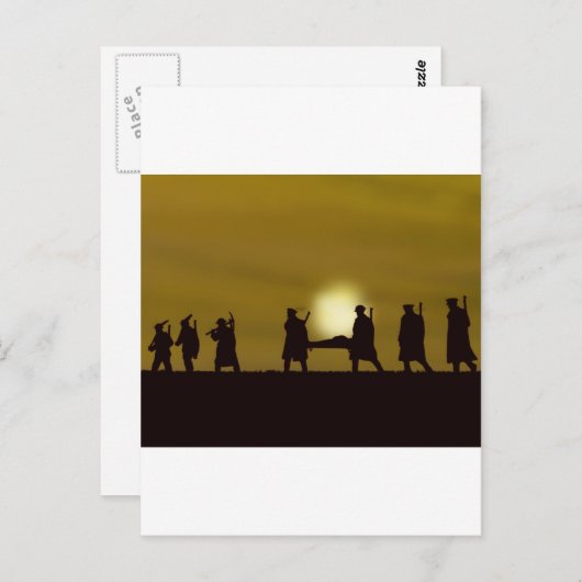 WW1 British Heroes Briefkaart (Voorkant / Achterkant)