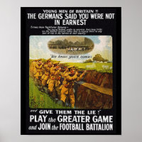 WW1 Brits Football bataljon