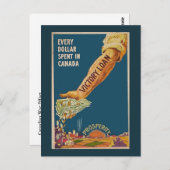 WW1 Canadese Welvaart Arm Briefkaart (Voorkant / Achterkant)