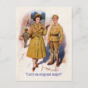 WW1 "Dragen aan" Briefkaart