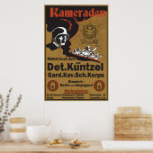 WW1 Duits Poster Kameraden (Keuken)