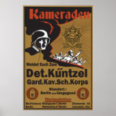 WW1 Duits Poster Kameraden (Voorkant)