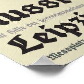 WW1 Duits poster Propaganda (Hoek)