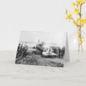 WW1 Duits Vuurvliegtuig, jaren 1910 Kaart (Gele Bloem)