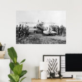 WW1 Duits Vuurvliegtuig, jaren 1910 Poster (Thuiskantoor)