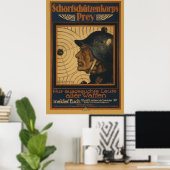 ww1 Duits werving poster voor scherpschutters (Thuiskantoor)