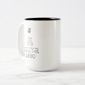 WW1 Duitse M1888 Gewehr geweer proofmarks Steyr Tweekleurige Koffiemok (Voorkant links)