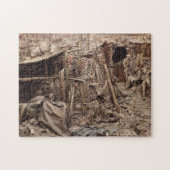 WW1 Eerste Wereldoorlog Kampstation Puzzle Legpuzzel (Horizontaal)