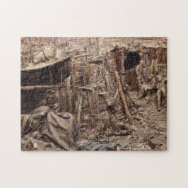 WW1 Eerste Wereldoorlog Kampstation Puzzle Legpuzzel