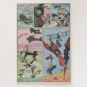 WW1 Fighter Plane Dogfight  strippagina Legpuzzel