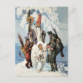  WW1-kerstkrampus Briefkaart